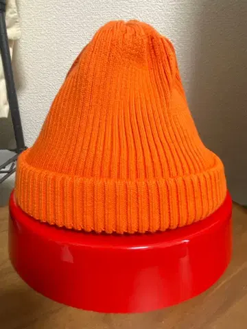 ROTOTO 코튼 롤업 비니 오렌지