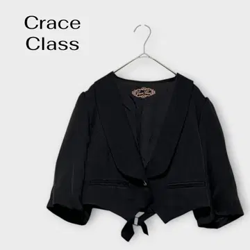 그레이스 클래스 7부 소매 세레모니 자켓 숏 기장 블랙 S 일본제
