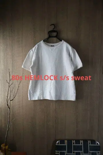 80s HEMLOCK 반팔 맨투맨