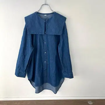 fig london 데님 세일러 shirt 데님세일러