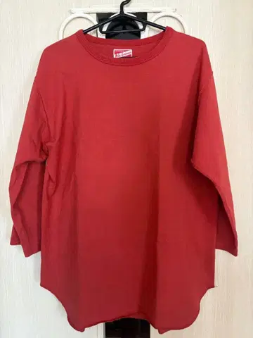 리얼 맥코이 칠부 소매 티셔츠 셔츠 사이즈 M