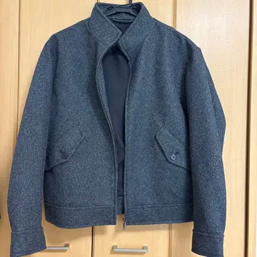 GU 코지 멜톤 스탠드 집업 자켓 L 사이즈