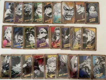 나의 히어로 아카데미아 원화전 히로아카전 금박 클리어 카드 25장