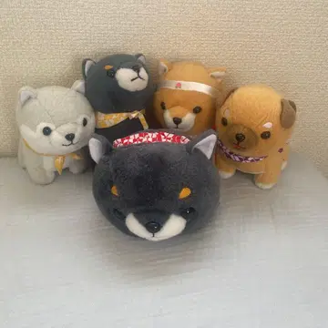 강아지 봉제 인형 세트 마메시바