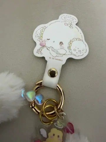 코기뮨 퍼 부착 스마트폰 스트랩