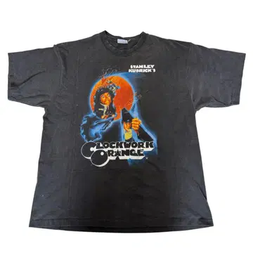 빈티지 90s 시계태엽 오렌지 스탠리 영화 무비 티셔츠