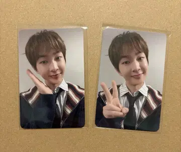 온유 ONEW MAKESTAR 팬사인회 포토카드 2장 세트