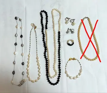 진주 계열 액세서리 7종 세트 목걸이 팔찌 등