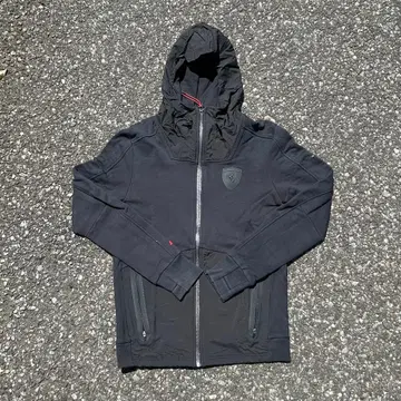 PUMA 후드 부착 블랙 저지 페라리