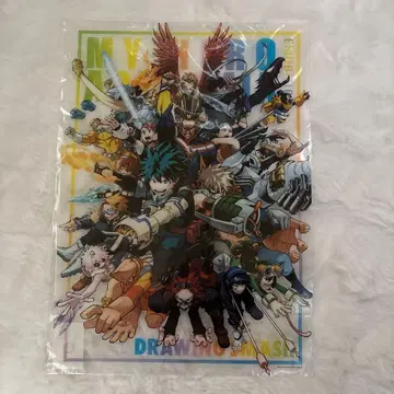 나의 히어로 아카데미아 원화전 A3 클리어 포스터