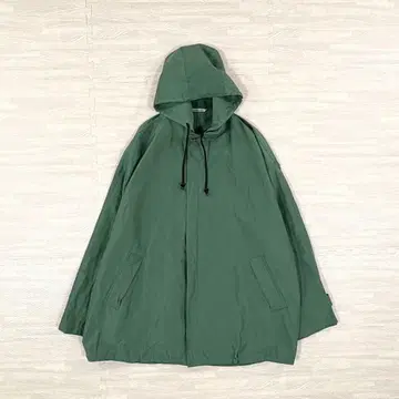 새상품급*오라리 22년산 실크 폴리에스테르 그로그랭 후디드 블루종 XL