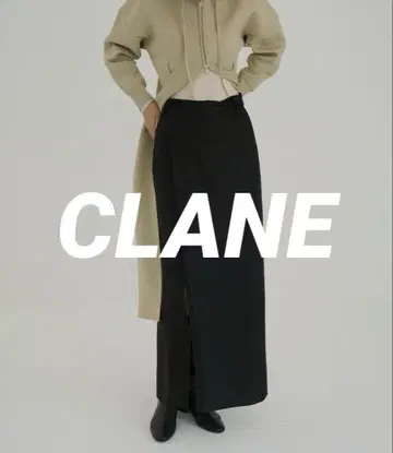 2024년 모델 CLANE 랩 슬릿 스커트 롱 스커트