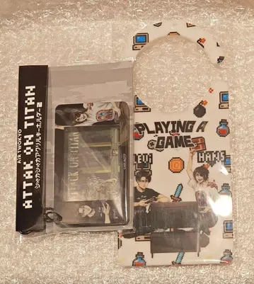 진격의 거인 도어 노브 플레이트 샤카샤카 키링 리바이 한지