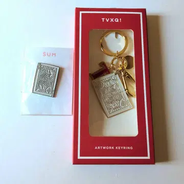 동방신기 공식 키링 핀 배지 스리스리 카드놀이 유노 창민