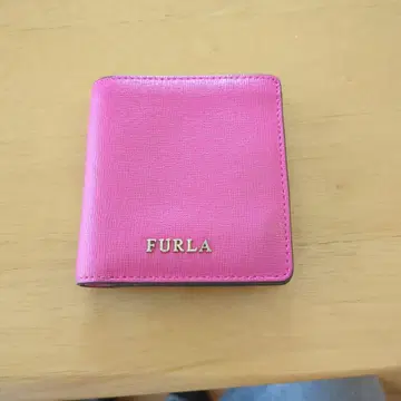 FURLA 이단 접이식 지갑 핑크