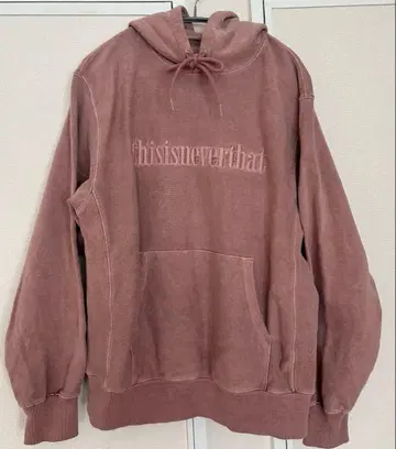 thisisneverthat 네버댓 후드티 S 사이즈 더스티 핑크