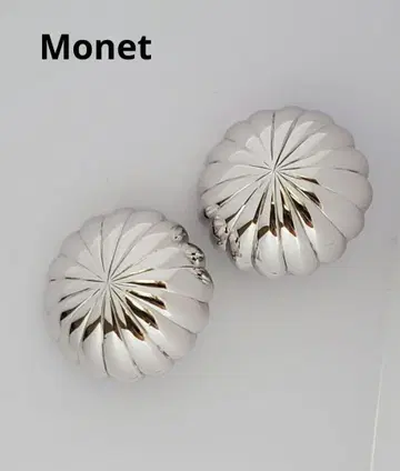 Monet 모네 실버 돔 귀찌 주얼리