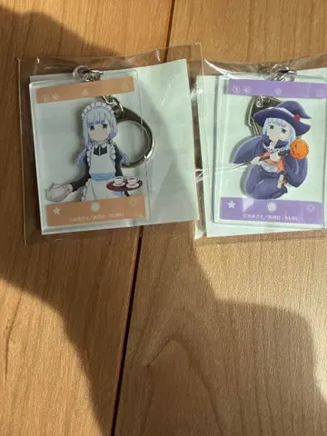 아와렌 씨는 계산 못 해 제비뽑기당 아크릴 키링 아와렌 레이나 2개 세트