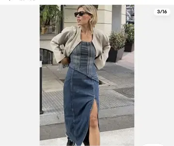 ZARA 데님 원피스 XS