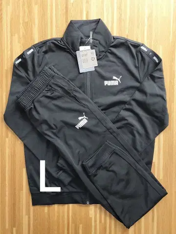 푸마 L 저리 상하의 PUMA 블랙 블랙 셋업