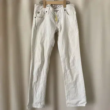 Dsquared2 화이트 슬림핏 데님