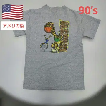 컨디션 최상 90s 컨버스 프린트 T셔츠 싱글 스티치
