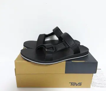 새상품 Teva 유니버설 슬라이드 레더 9 블랙