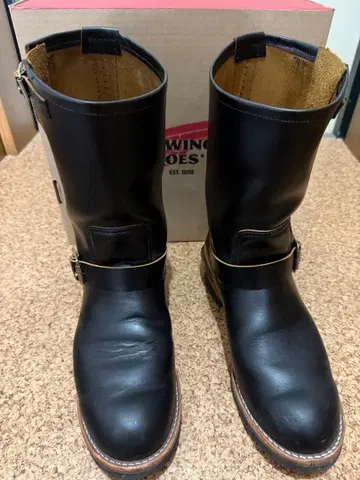 RED WING 2966 엔지니어 부츠 10 1/2 D 와이즈
