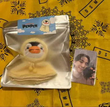 2PM 준호 맑음 펭귄 봉제 인형 키링 구매 혜택 트레이딩 카드 포함