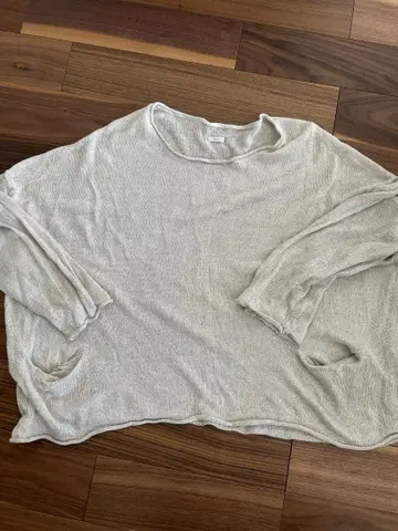 ichi 린넨 니트 풀오버