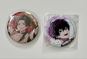 니지산지 사에키 잇테츠 캔뱃지 2점