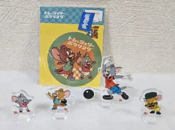 톰과 제리 볼링 아크릴 스탠드 스티커 세트