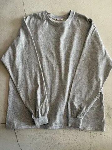 AURALEE LUSTER PLAITING L/S TEE 4