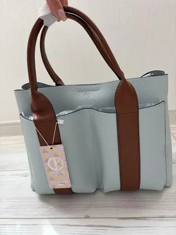 새상품! d.kelly 토트백 파스텔 블루