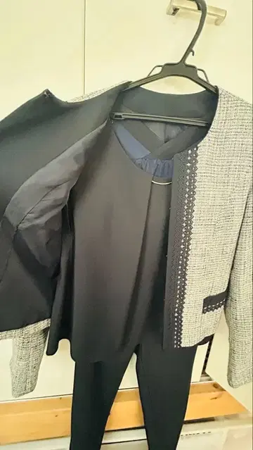 네이비 세레모니 수트 코사지 4종 세트 (입학식/졸업식)