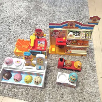 호빵맨 편의점 아이스 가게 계산대 완구 세트