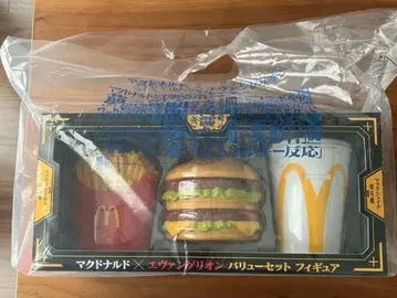 맥도날드 x 에반게리온 버라이어티 세트 피규어 미개봉, 외부 가방 포함