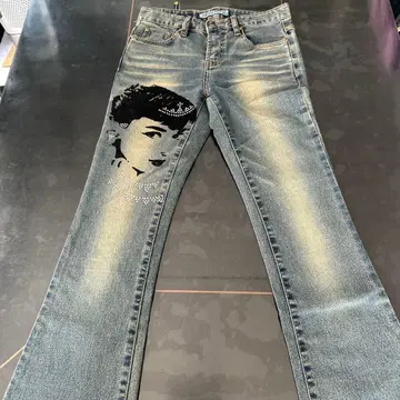 Chopai Banne 오드리 헵번 부츠컷 데님 S