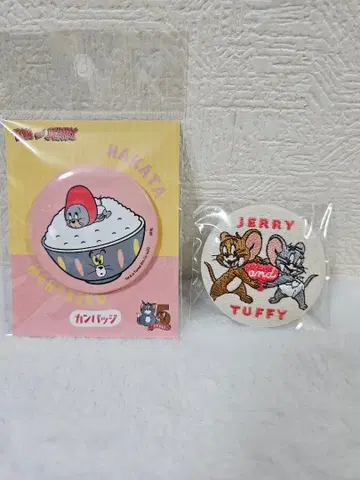 톰과 제리 캔뱃지 제리와 태피