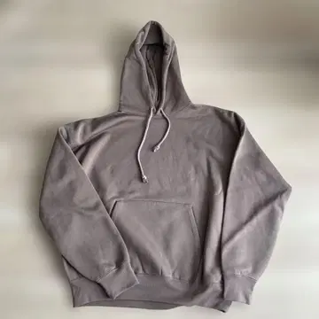 오라리 브라운 후드 부착 후드티