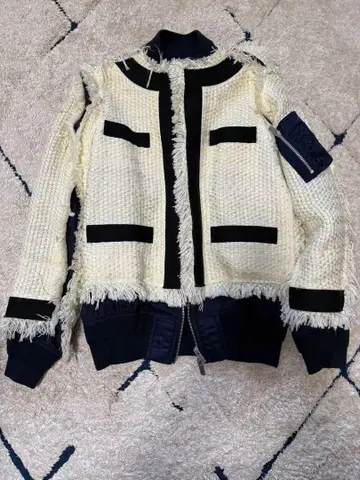 Sacai 트위드 자켓