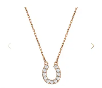 새상품급 Swarovski 목걸이 말발굽 말발굽 목걸이
