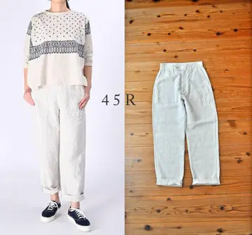 45R 린넨 908 베이커 팬츠