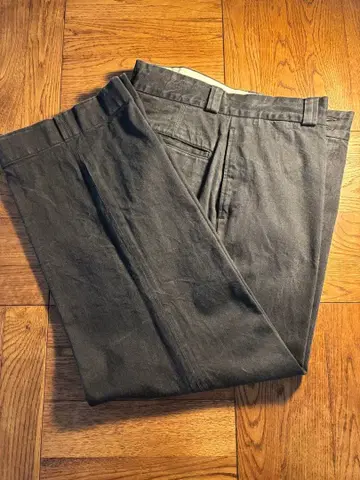 AT LAST & CO 블랙 데님 슬랙스 트라우저 34