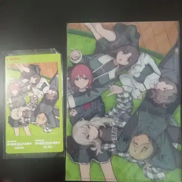 극장판 걸즈밴드크라이 사용 완료 무비티켓 특전 필름 책갈피