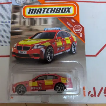 MATCHBOX BMW M5 소방차 미니카