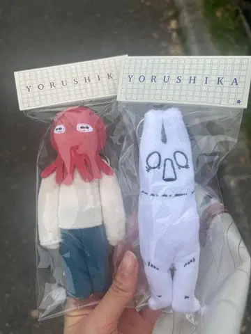 요루시카 봉제 인형 키링 2개 세트