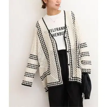 JOURNAL STANDARD relume 크로셰 V넥 가디건