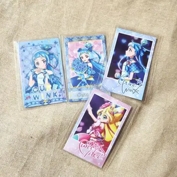 너와 아이돌 프리큐어 감사제 트레이딩 카드 큐어 아이돌 윙크