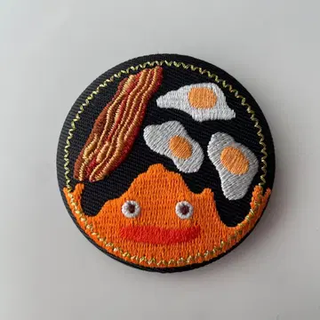 지브리 자수 브로치 컬렉션 캔 배지 카르시페르